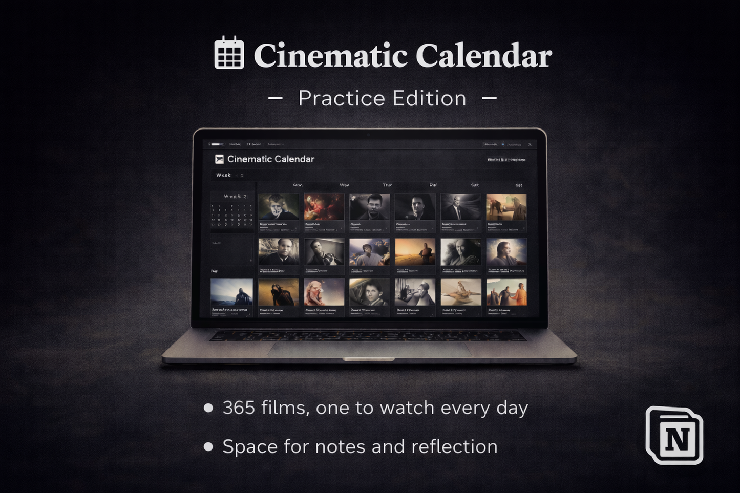 The 365 Movie Vault: An Interactive Calendar & Tracker